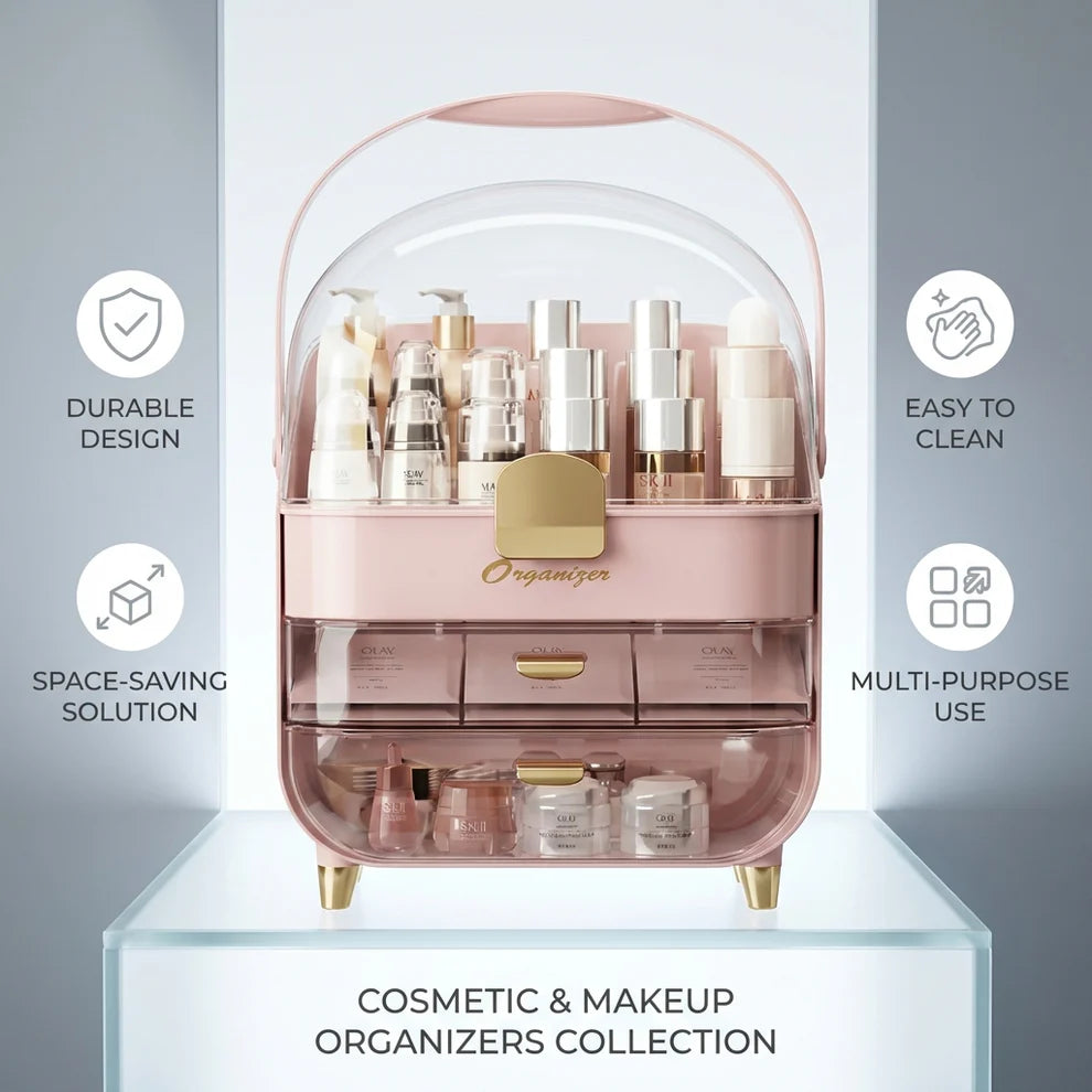 New Layered Storage Cosmetic Storage Box Makeup Organizer