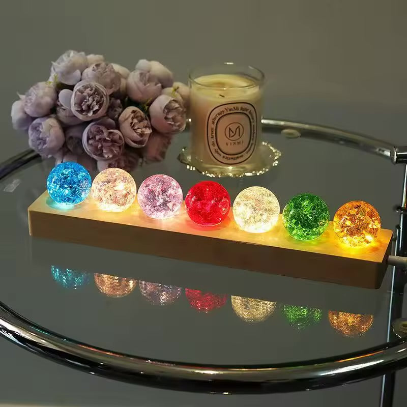 7 LED Crystal Ball – Decorative Light for Home & Gifts