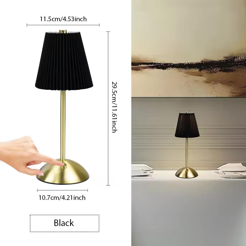 Retro Thin Rechargeable Table Desk Lamp