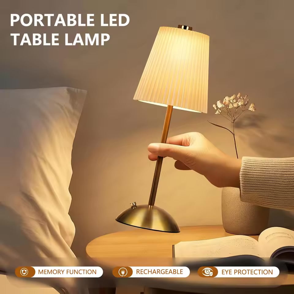 Retro Rechargeable Table Desk Lamp