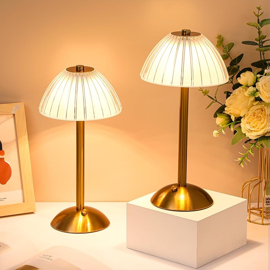 Umbrella Rechargeable Table Lamp (3 Light Color Modes)
