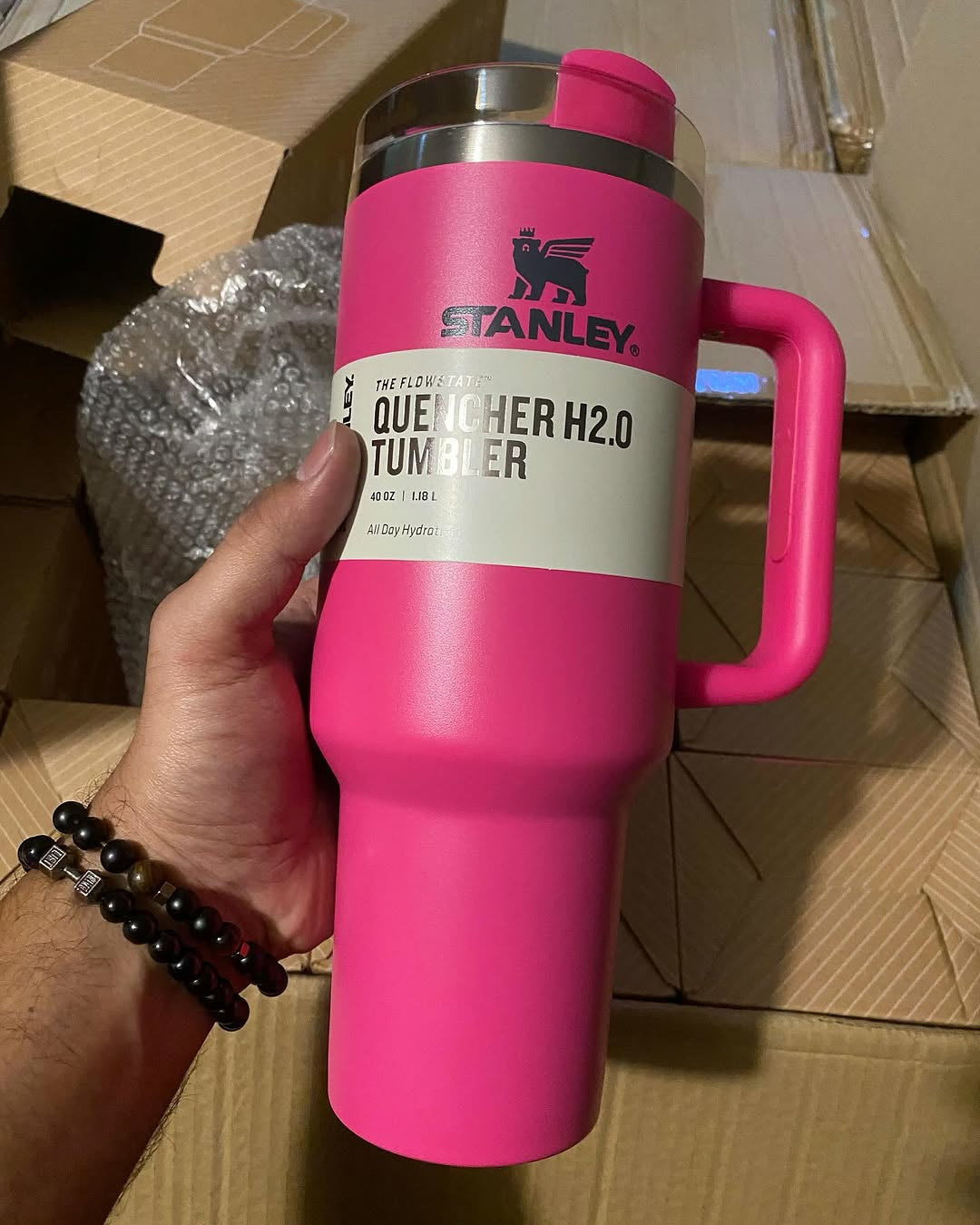 Stanley 1200ML Tumbler Flamingo Dark Pink