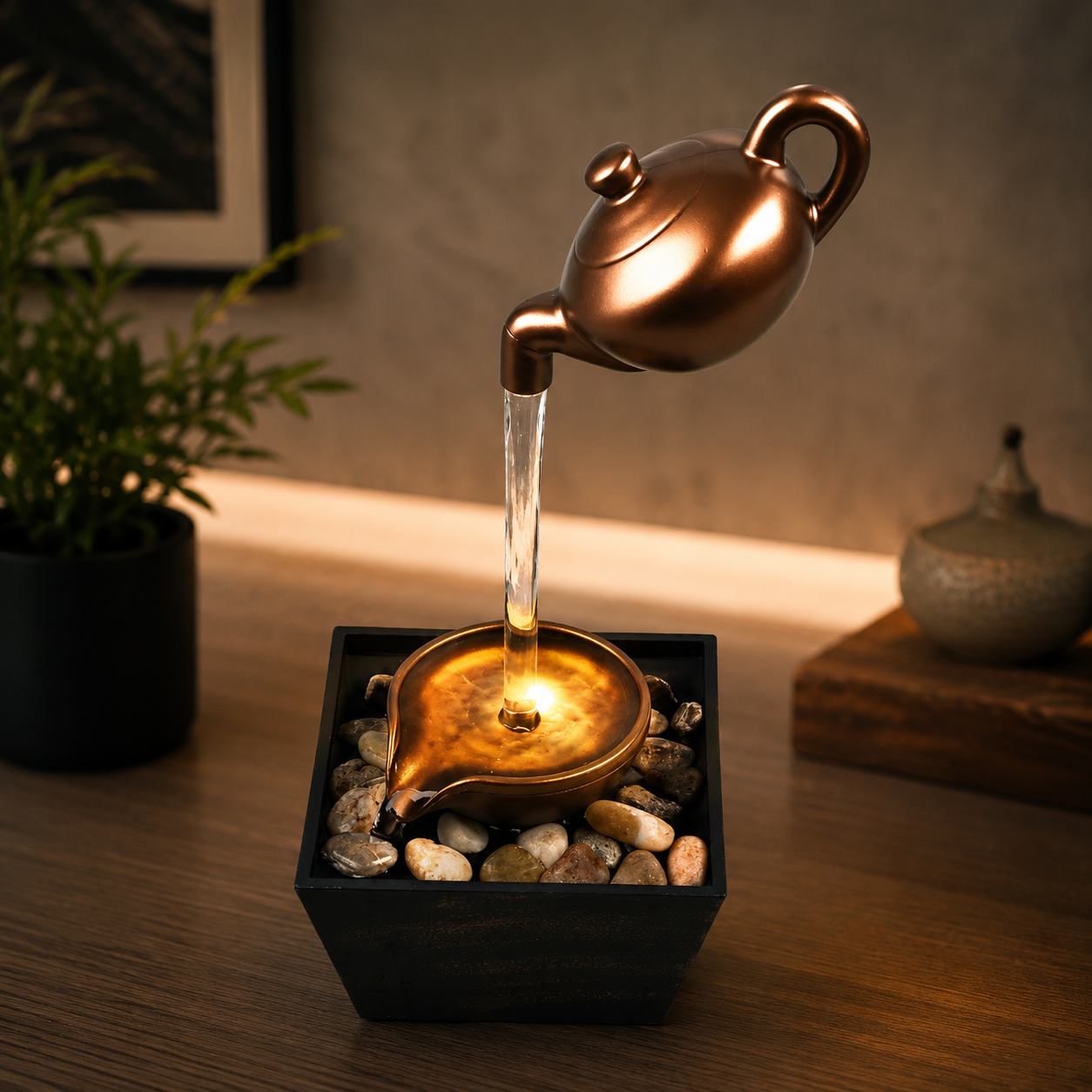 Mini Decorative Indoor Water Fountain (Height 5 To 6 Inches)