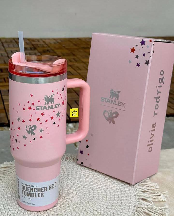 Stanley 40OZ Tumbler Olivia Rodrigo Stars with Stoppers