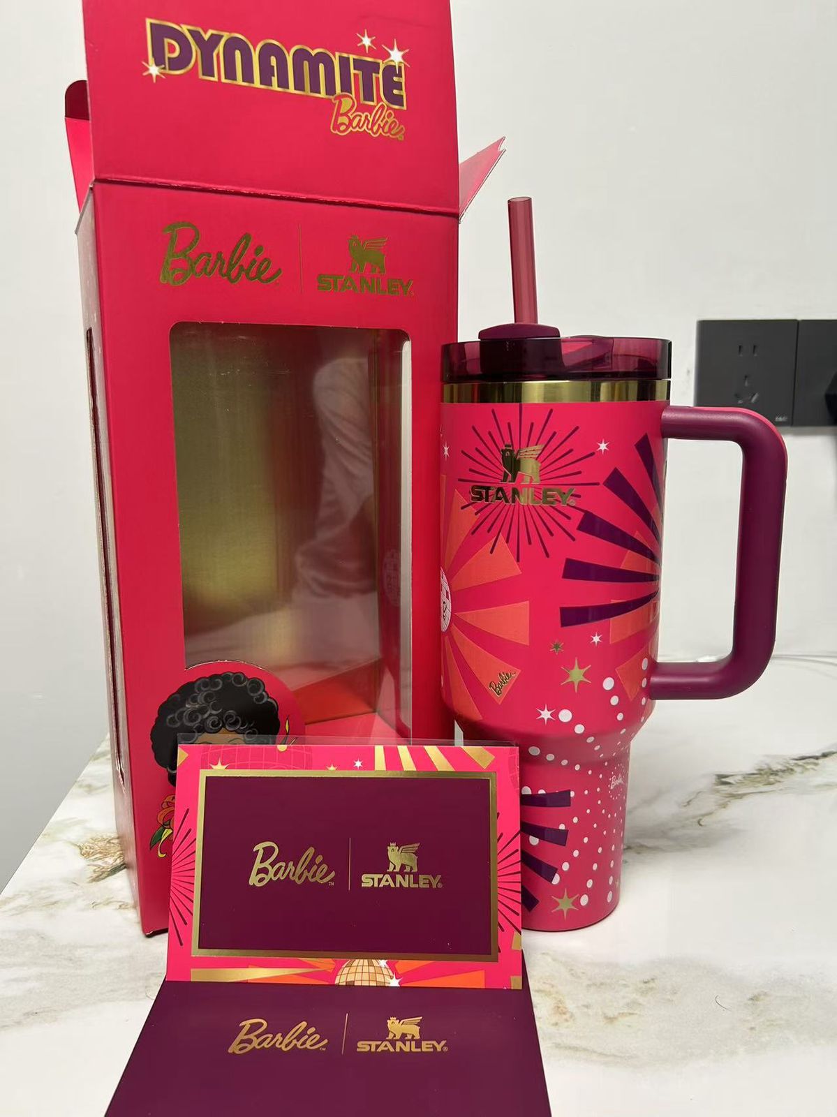 Stanley Dynamite Barbie 70s Superstar Quencher
