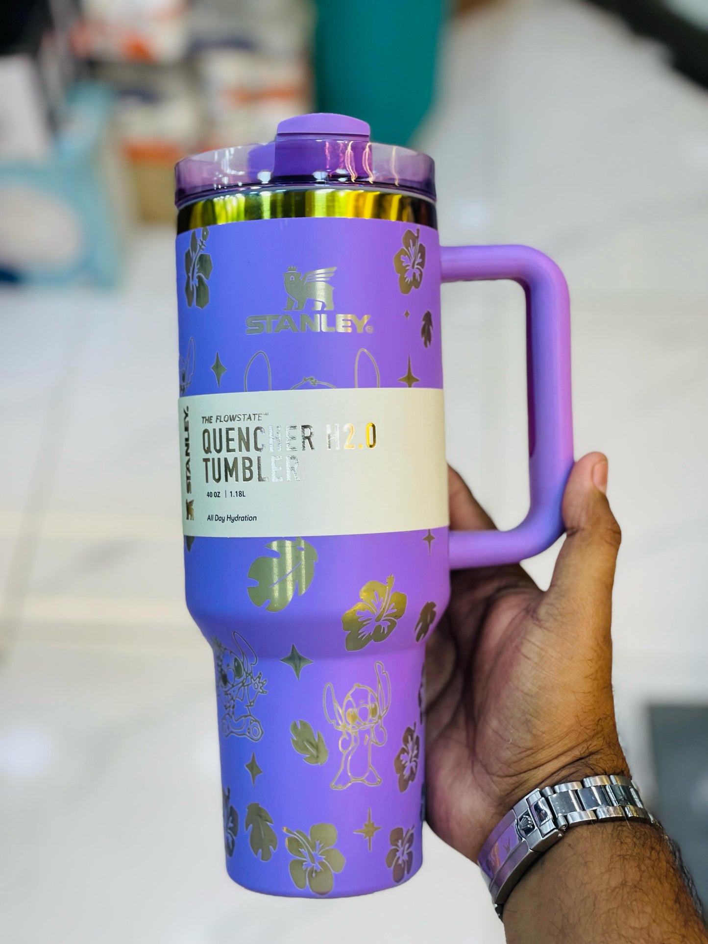 Stanley 1200ML Tumbler Stitch Purple