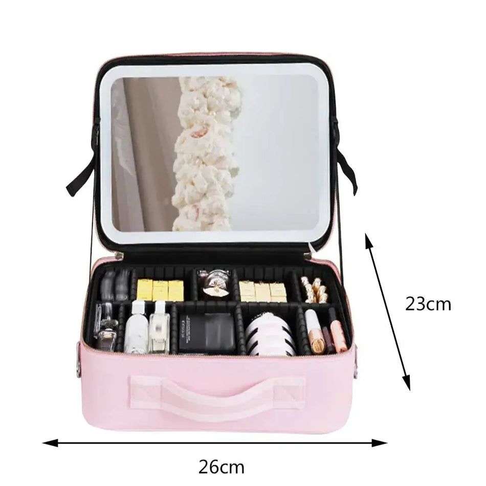 Smart LED Cosmetic Makeup Organizer Bag
