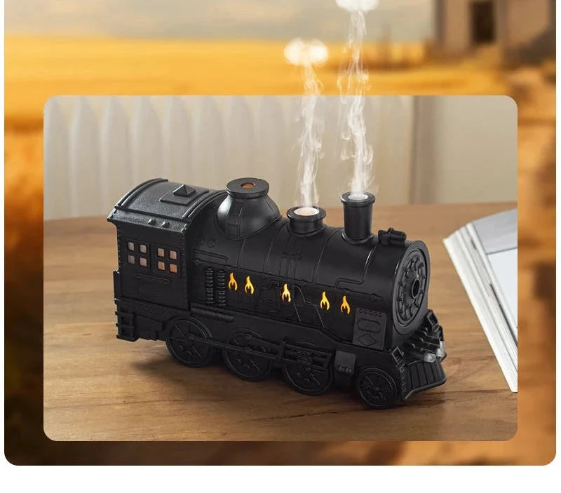Train Humidifier with LED Aroma Diffusor Atomizer