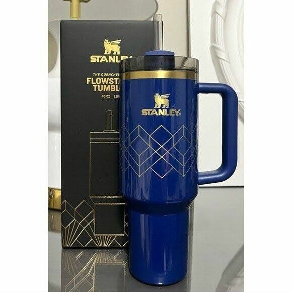 Stanley 1200ML Tumbler Blue Deco