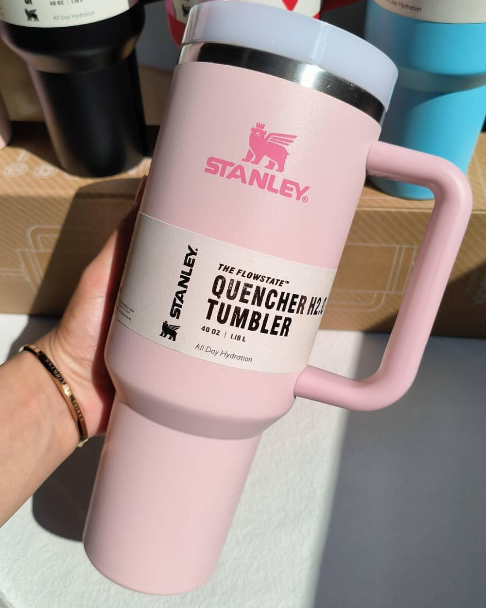 Stanley Quencher 40OZ Tumbler Light Pink