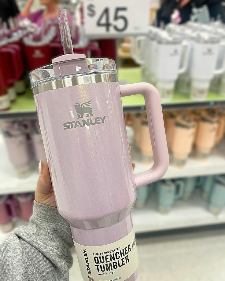 Stanley Quencher 40OZ Tumbler Shimmer Purple (Minor Handle Fault)