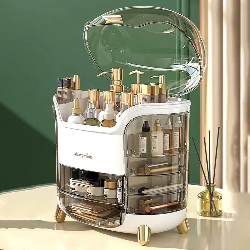 Large Capacity Dustproof Makeup Cosmetics Organizer