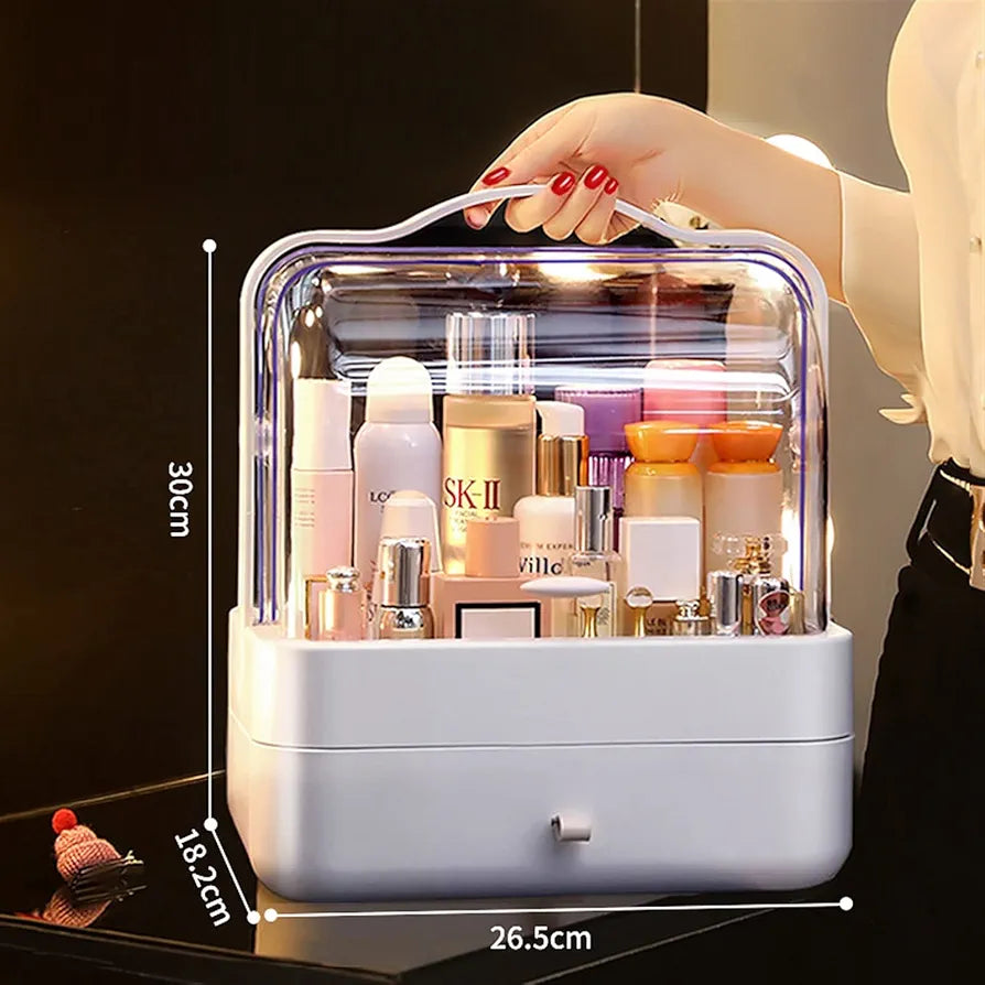 Cosmetic Organizer Box Single Drawer