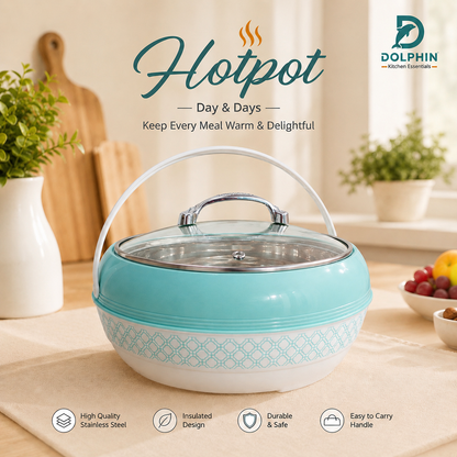 Day and Day Large Hotpot With Glass Lid