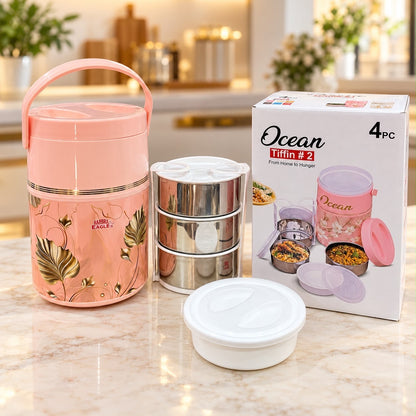 Ocean 3 Layer Stainless Steel LunchBox