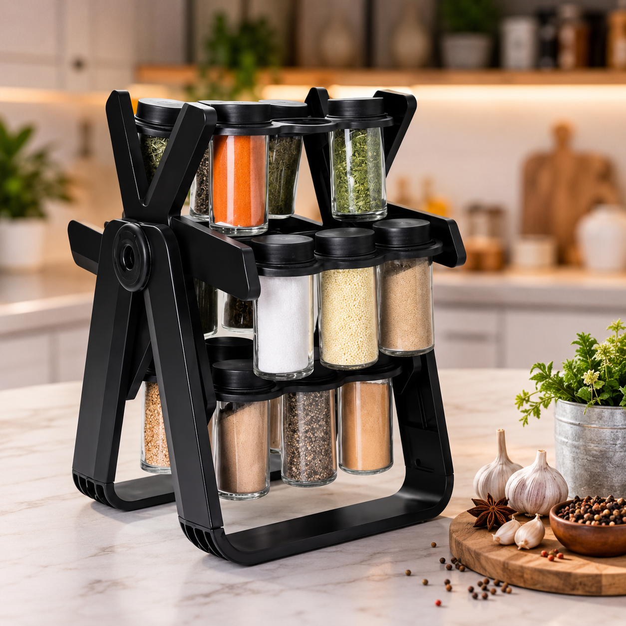 18-in-1 Rotating Spice Organizer
