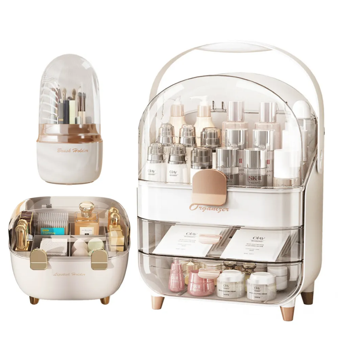 New Layered Storage Cosmetic Storage Box Makeup Organizer