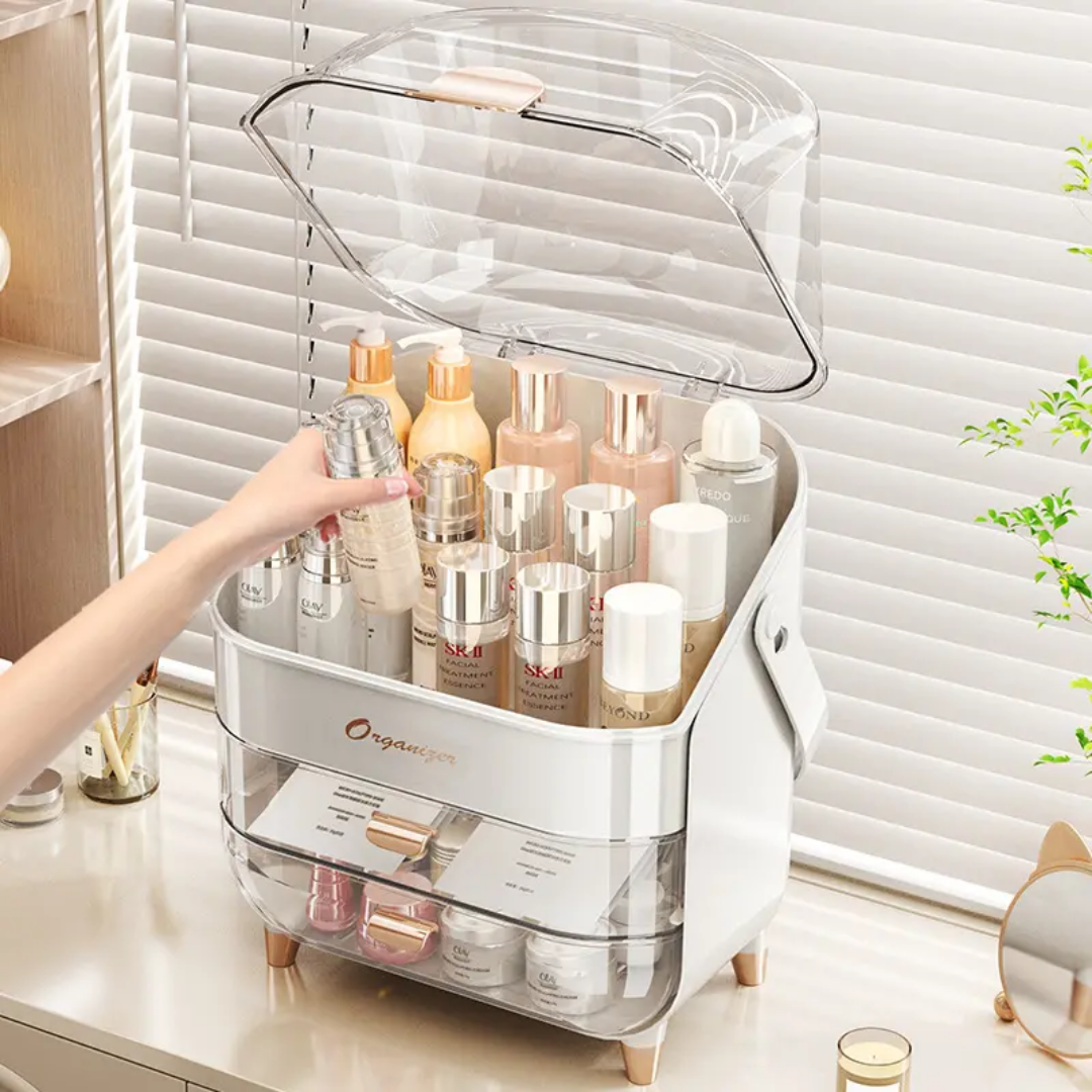 New Layered Storage Cosmetic Storage Box Makeup Organizer