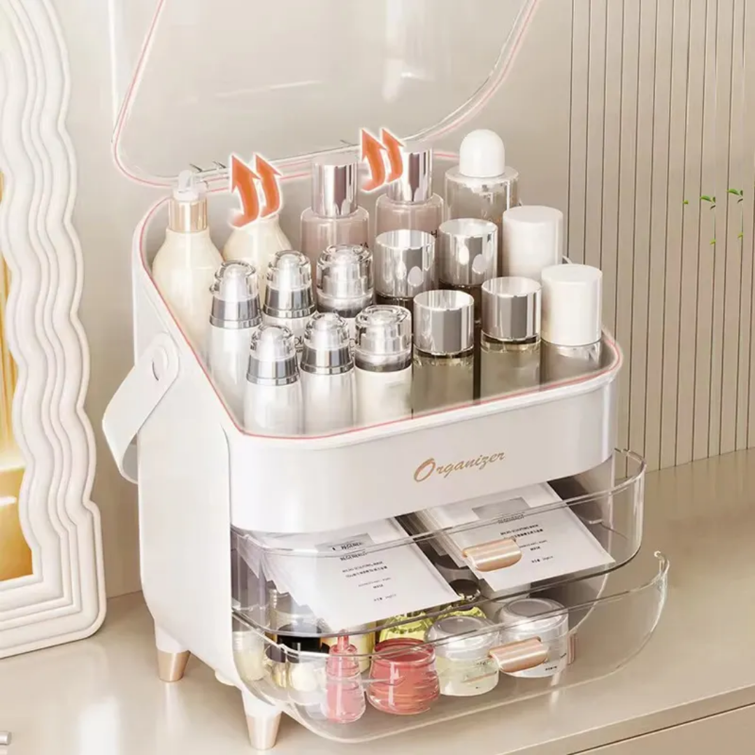 New Layered Storage Cosmetic Storage Box Makeup Organizer
