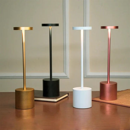 Metal Touch Sensor Rechargeable LED Table Lamp