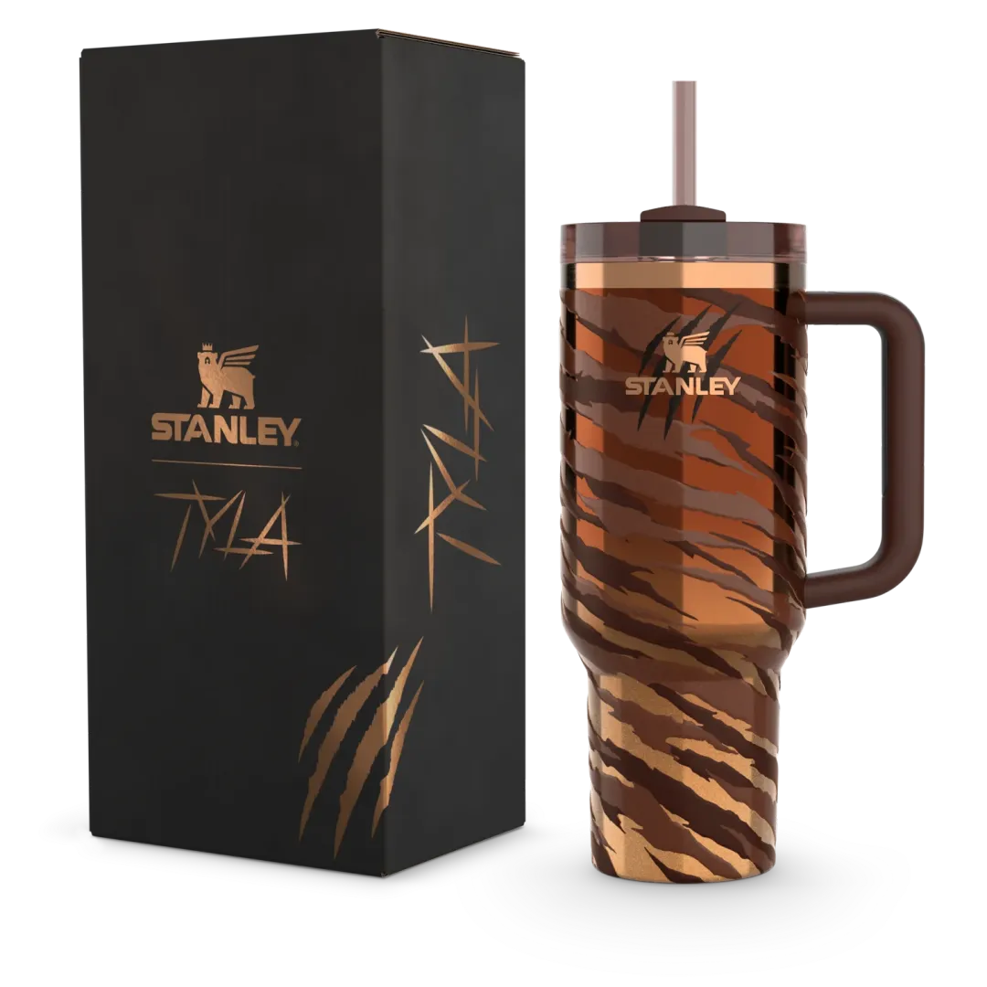 Stanley Quencher 40OZ Tumbler Tyla Tyger (Minor Handle Fault)