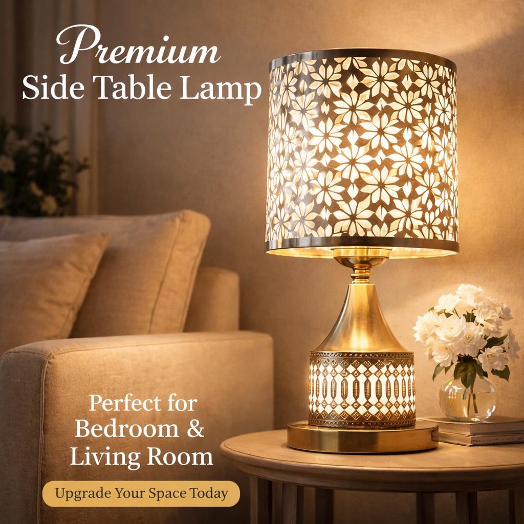 Elite Modern Table Lamp-Different Light Color Modes (Pack Of 2pc)