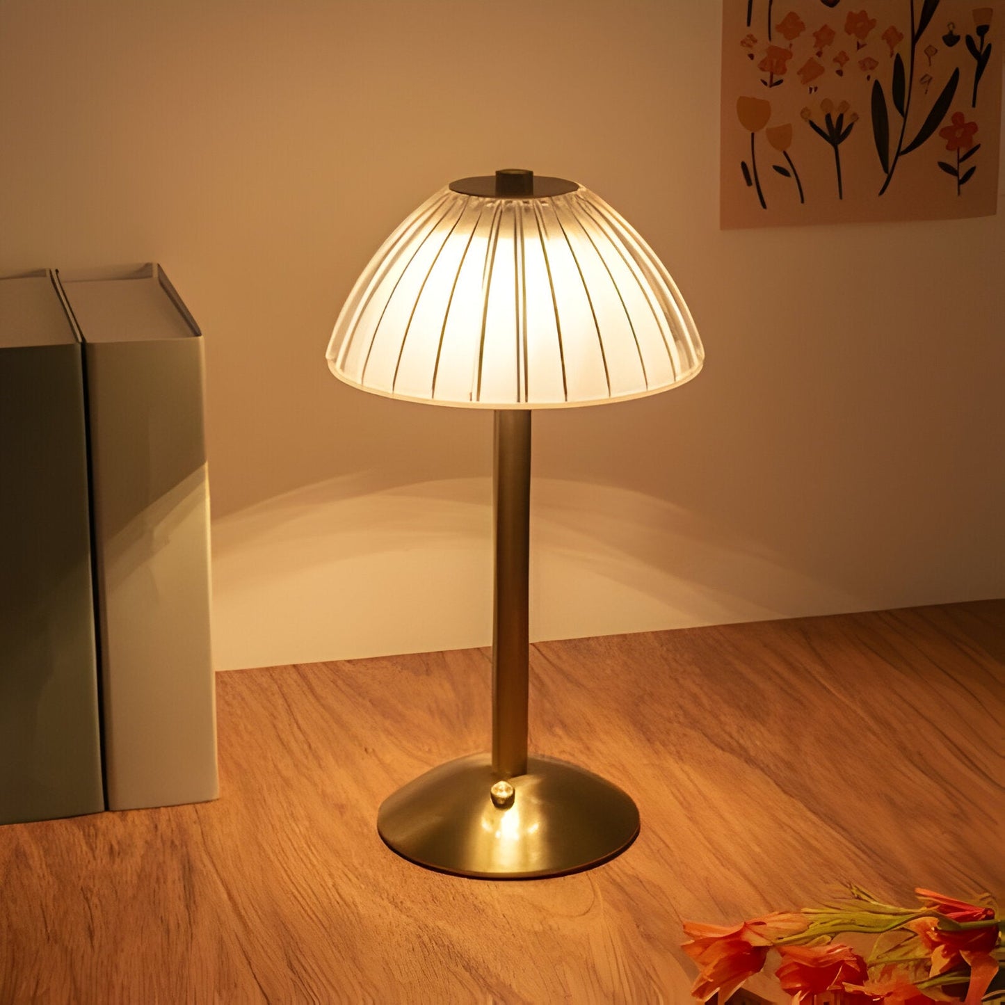 Umbrella Rechargeable Table Lamp (3 Light Color Modes)
