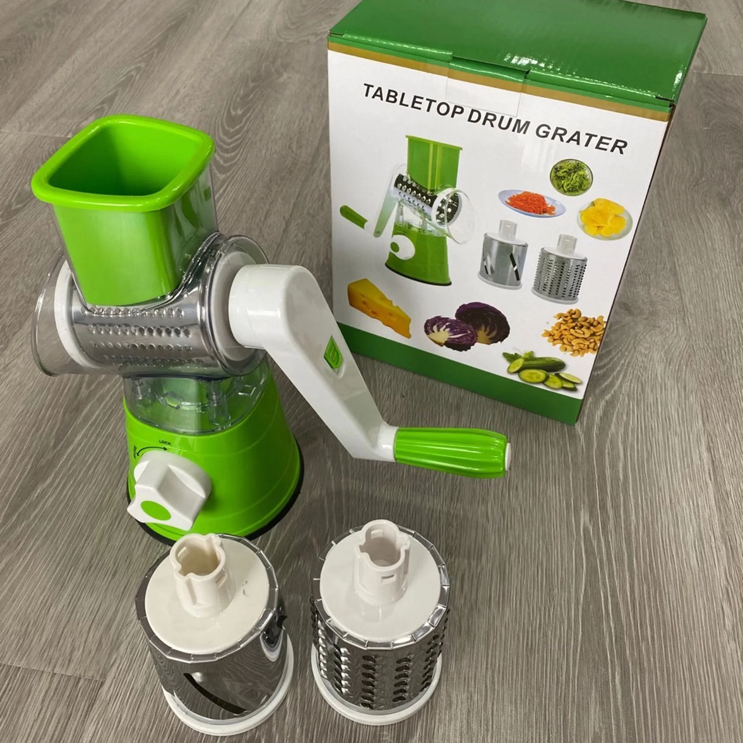 3 In 1 Vegetable Table Top Drum