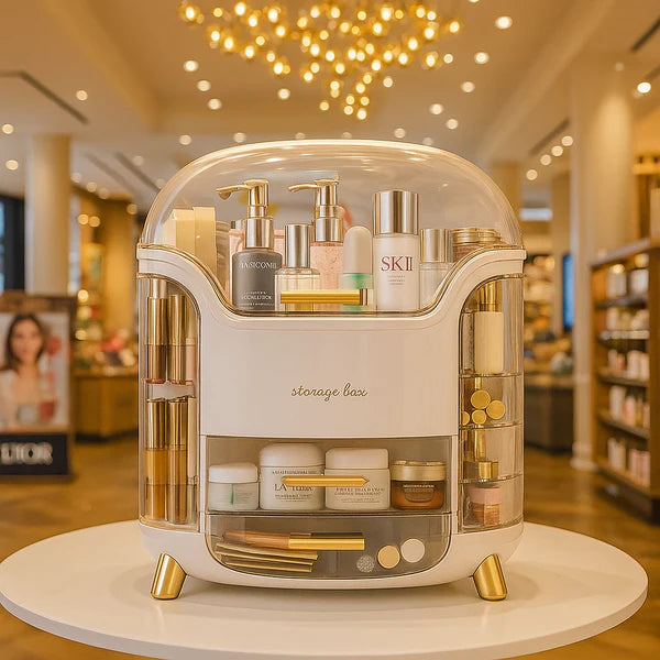 Large Capacity Dustproof Makeup Cosmetics Organizer