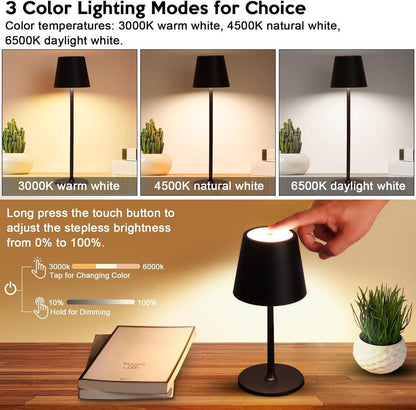 Cordless Rechargeable Table Desk Lamp