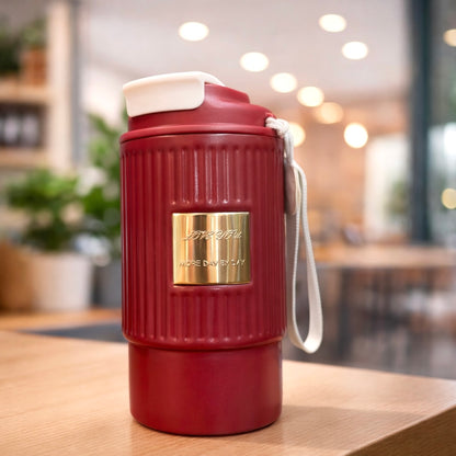 500ml Stainless Steel Insulated Coffee Mug with Lid