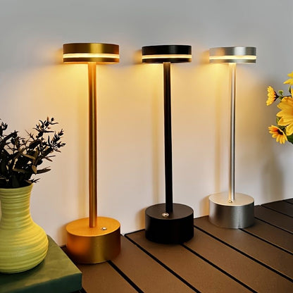 Metal Touch Sensor Rechargeable LED Table Lamp