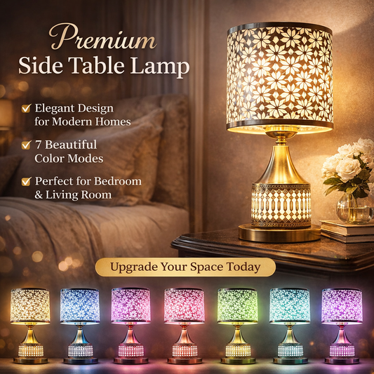 Elite Modern Table Lamp-Different Light Color Modes (Pack Of 2pc)