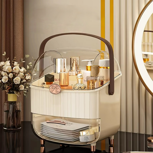 Large Capacity Makeup Cosmetic Drawer Organizer Storage Box