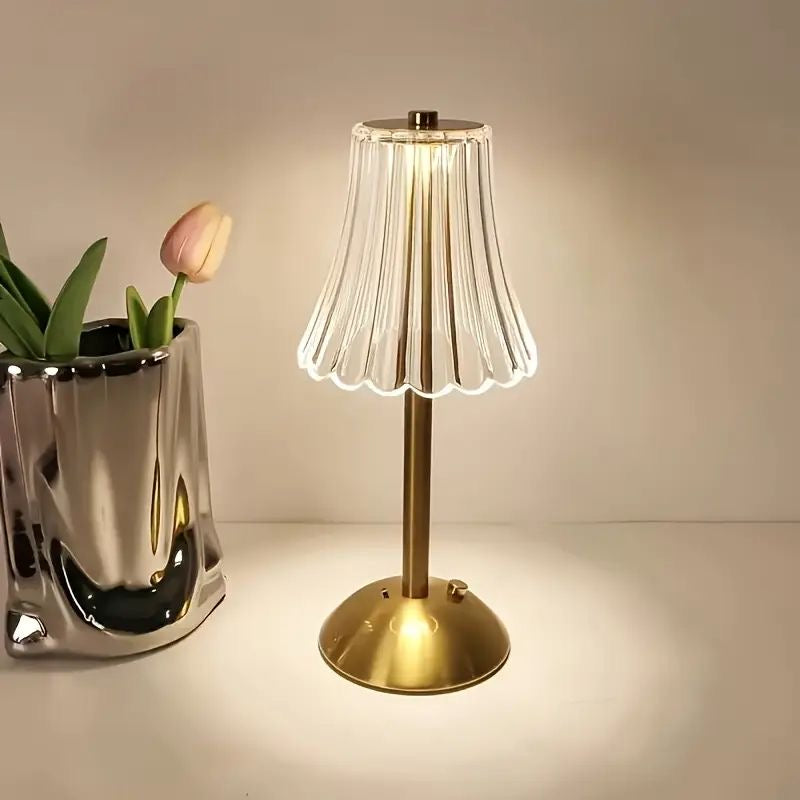 Crystal Rechargeable Table Desk Lamp