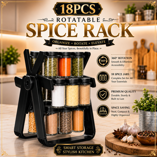 18-in-1 Rotating Spice Organizer