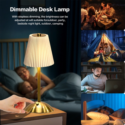 Retro Rechargeable Table Desk Lamp