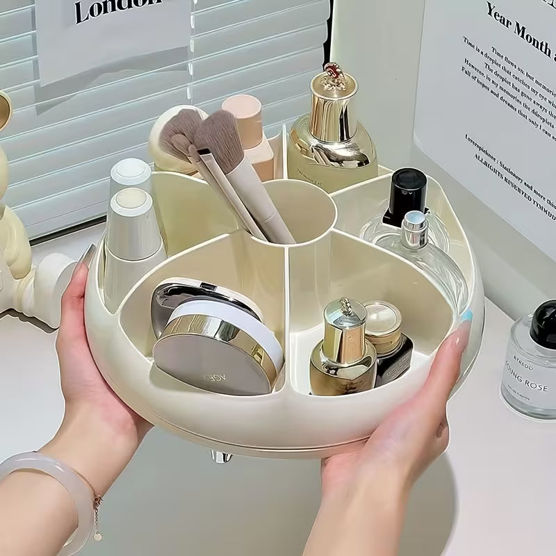 360 Rotating Modern minimalist style storage box for multifunctional cosmetics