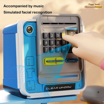 New ATM Machine Safe Box Money Bank Automatic Code Key Lock With Face Recognition