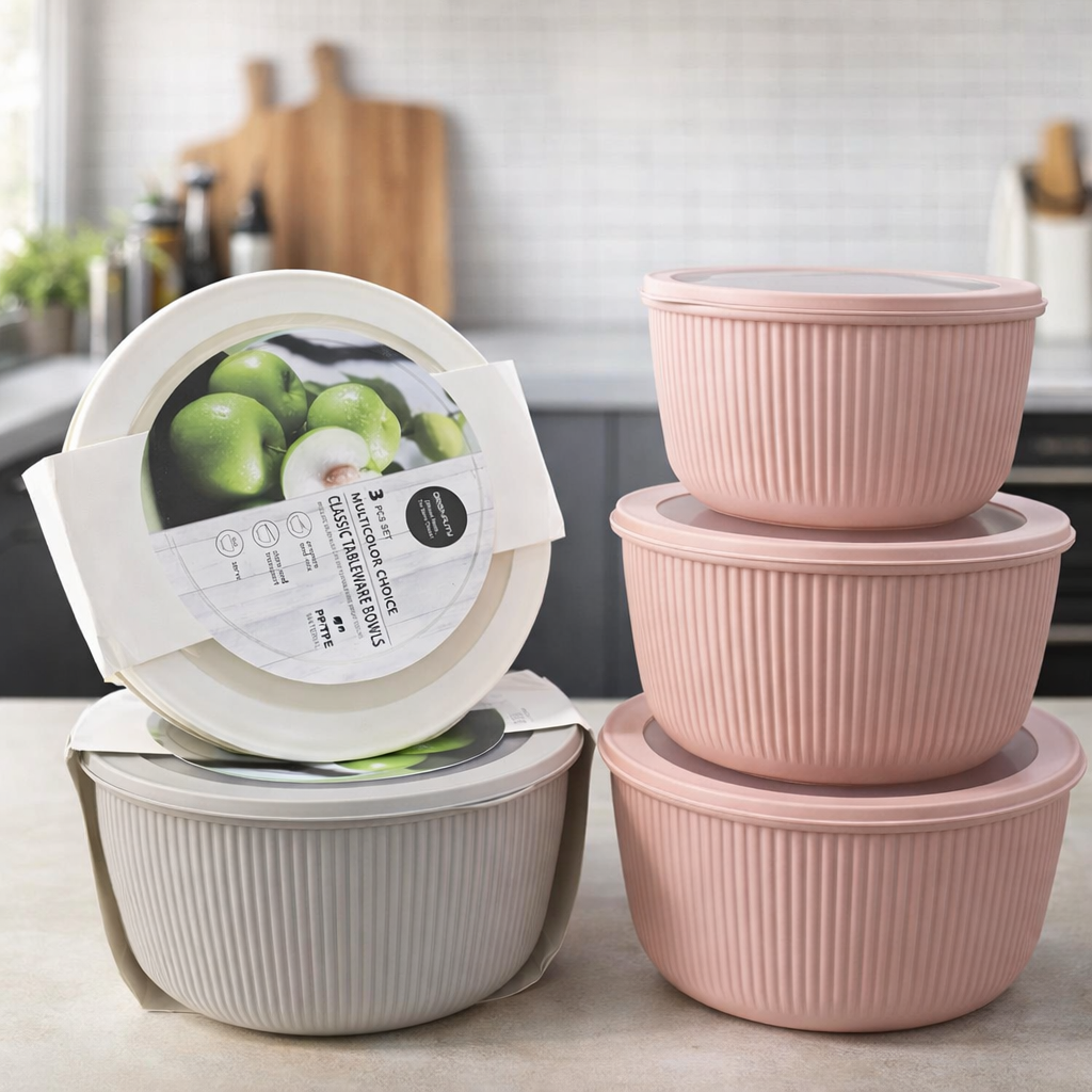 Imported 3pcs Premium Quality Food Storage Box