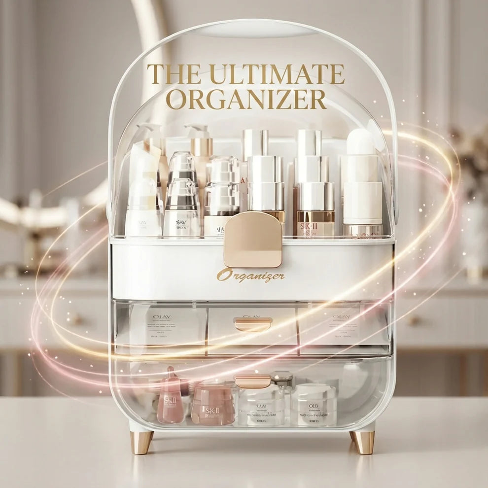 New Layered Storage Cosmetic Storage Box Makeup Organizer