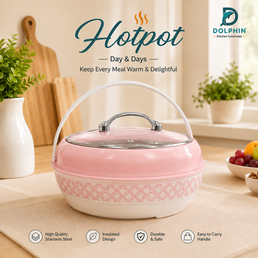 Day and Day Large Hotpot With Glass Lid