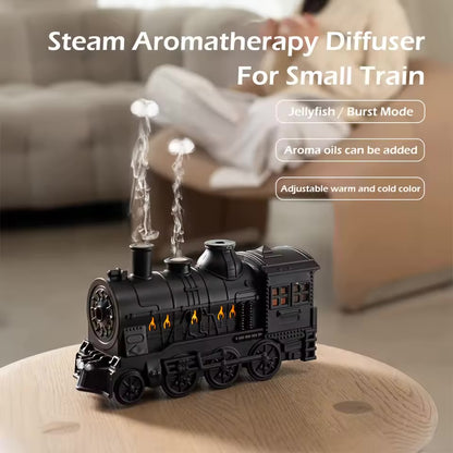 Train Humidifier with LED Aroma Diffusor Atomizer
