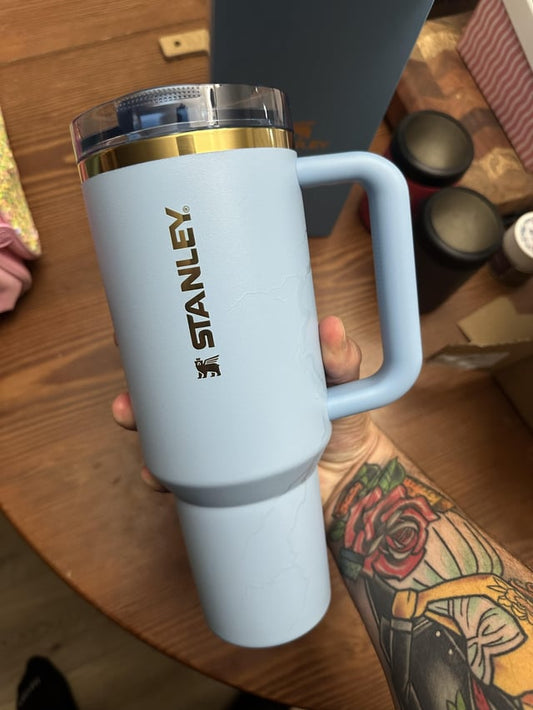 Stanley 1200ML Tumbler Pro Tour Flip Straw Antique Blue