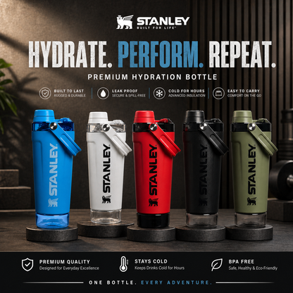 Stanley 20oz Activate Shaker Bottle