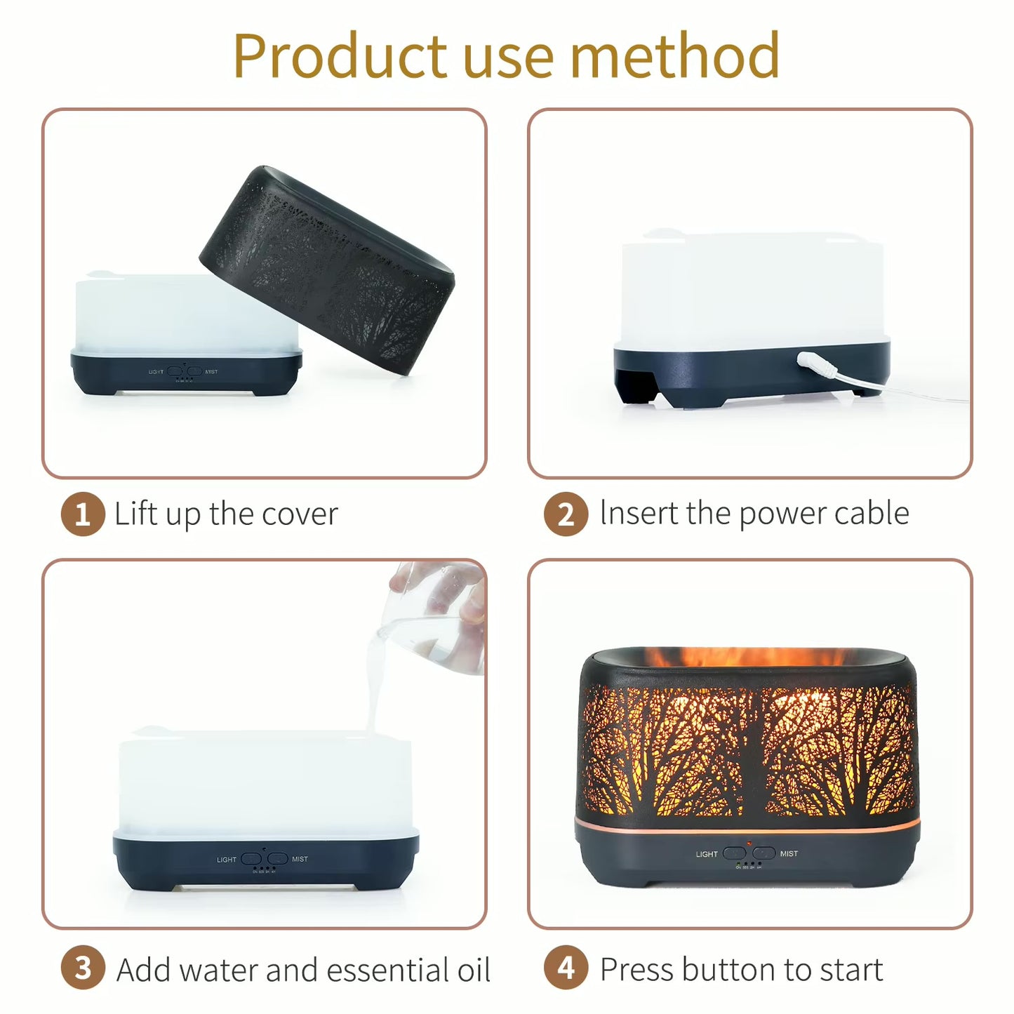 Flame Diffuser Humidifier