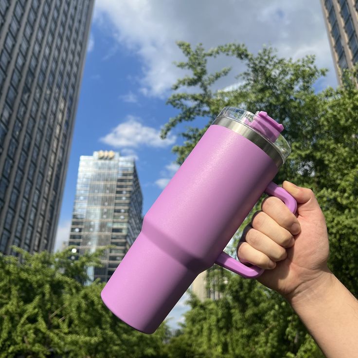 1200ML Stainless Steel Tumbler Purple