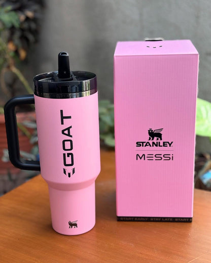 Stanley Quencher 40OZ Messi X Goat Flip Straw Tumbler