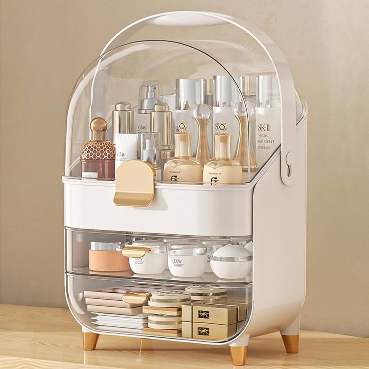 New Layered Storage Cosmetic Storage Box Makeup Organizer