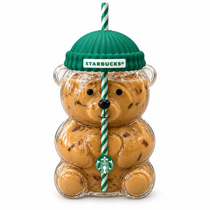 Starbucks Bearista Glass Cold Cup - 20oz